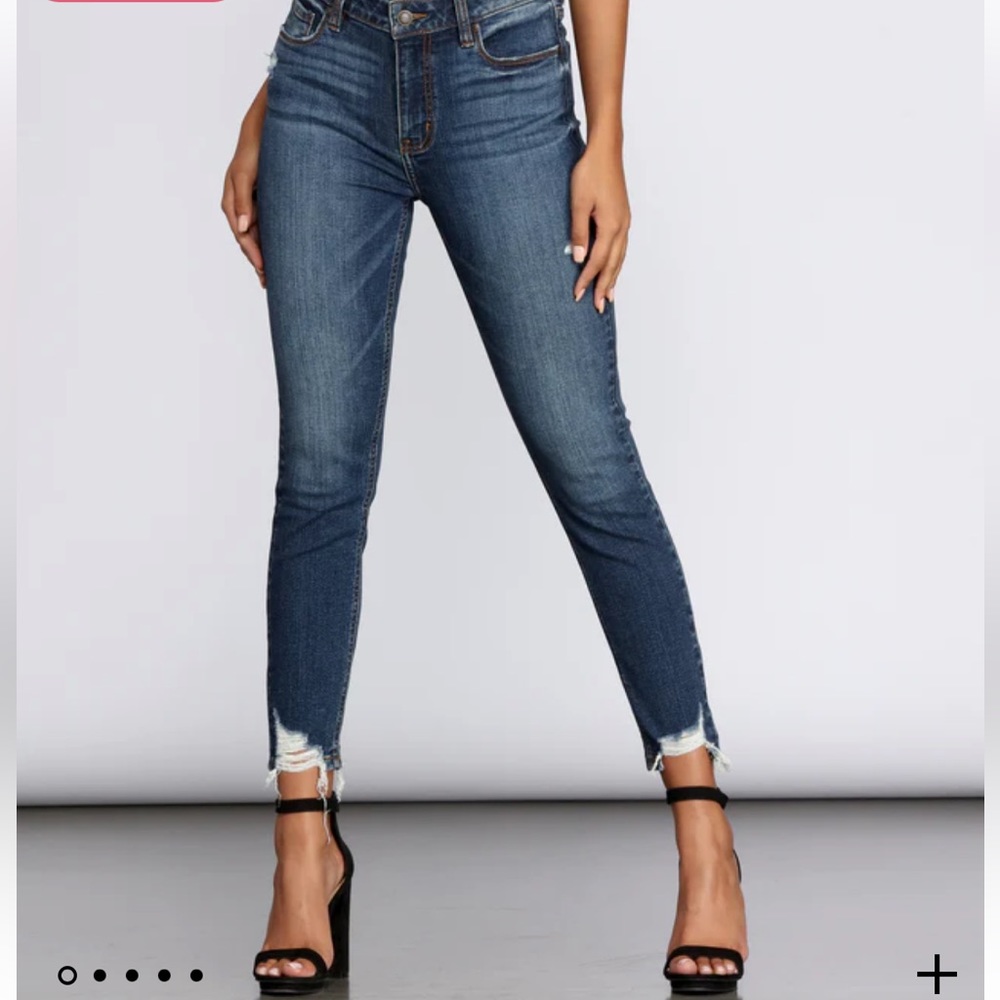 Oasis by Eunina Jeans. Clara High Rise Skinny Size 7 - Picture 3 of 13